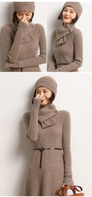 Cashmere Knit Warm Scarf