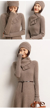 Cashmere Knit Warm Scarf