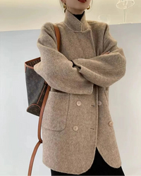 Women Double Sided Wool Coat