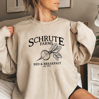Schrute Farms Long Sleeve Pullover Sweatshirt