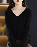 Merino Wool V-Neck Sweater