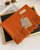 Faux Cashmere Thick Wrap Scarf in Colors