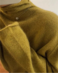 Relaxed Wool Turtleneck Sweater