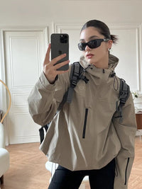Vintage Hooded WindbreakerJacket