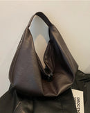 Soft Leather Hobo Shoulder Tote