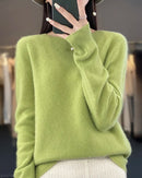 Extrafine Merino Wool Round-Neck Sweater