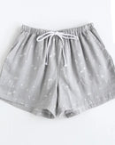 Cotton Star-Print Sleep Shorts