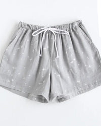 Cotton Star-Print Sleep Shorts