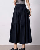 Layered A-Line Midi Cake Skirt
