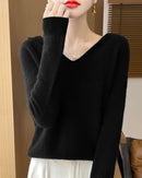 Merino Wool Hooded Pullover Sweater