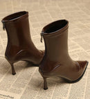 Fashion Party Pointed-Toe High-Heeled Ankle Boots