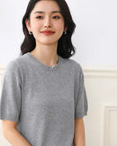 Everyday Cotton O-Neck Knit Tee