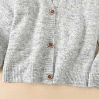 Wool Blend Soft Knitted Short Cardigan