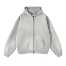 Retro Zipped Loose Hoodie