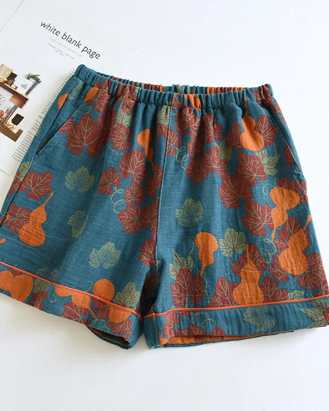 Cotton Printed Lounge Shorts