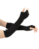 Ribbed Fingerless Arm Warmers