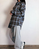 Classic Plaid Relaxed Longline Shirt