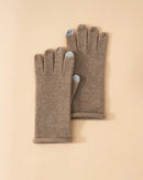 Cashmere Simple Knit Thermal Gloves