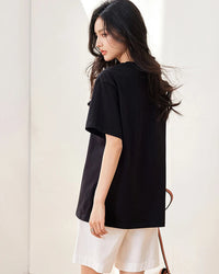 Relaxed-Fit Crew Neck Casual Tee