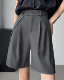 High-Waist Loose Casual Shorts