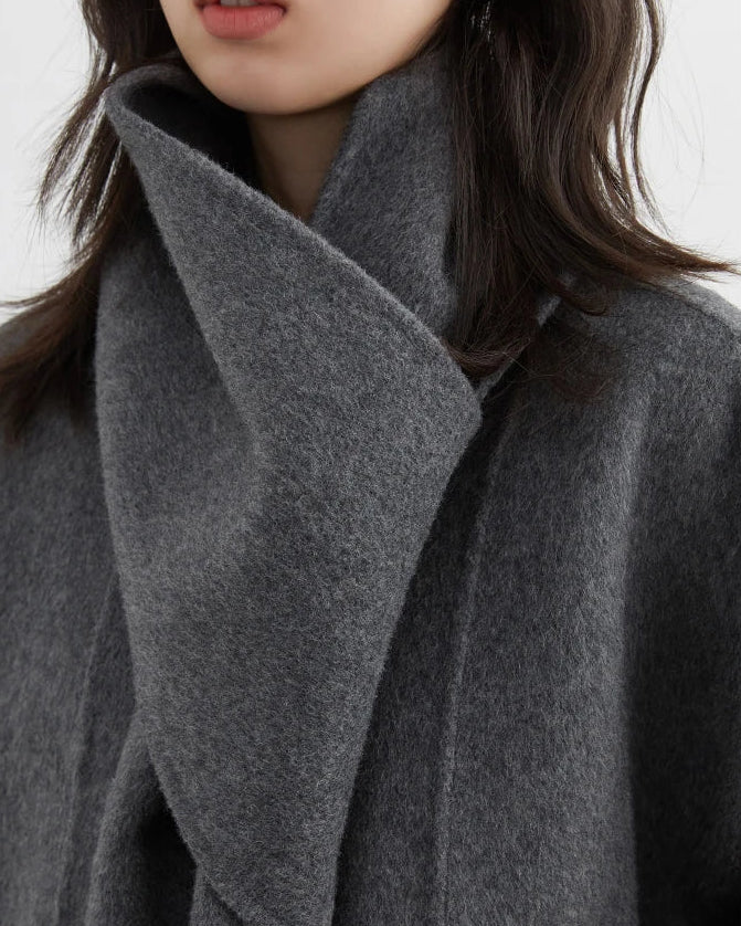 Double Sided Wool Blend Coat