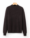 Soft Cashmere Mock-Neck Sweater