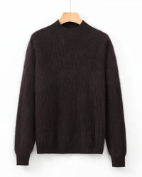 Soft Cashmere Mock-Neck Sweater