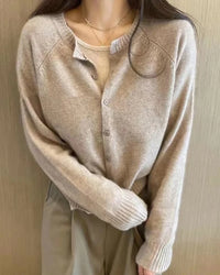Women’s Cashmere Button Front Cardigan