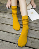 Soft Knit Casual Mid-Calf Socks