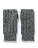 Wool Fingerless Thumb Hole Mittens