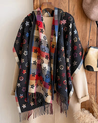 Printed Oversized Shawl Wrap Scarf