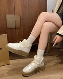Quilted Platform Snow Ankle Boot