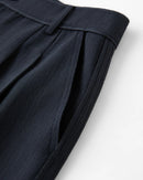 Retro Loose-Fitting Pleated Wide-Leg Casual Pants