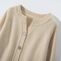 Cashmere Knitted Short Cardigan