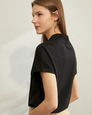 Classic Style Casual V-neck Tops & Tees