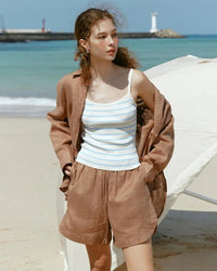 Casual Collared Single-Breasted Long-Sleeved Shirt