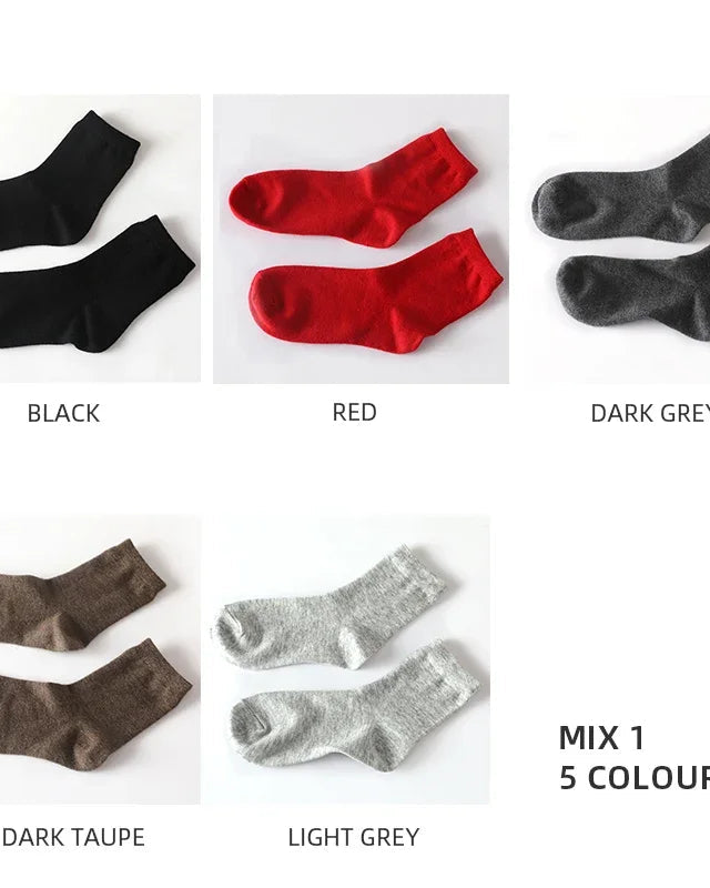 Cashmere Blend Socks 5-Pack