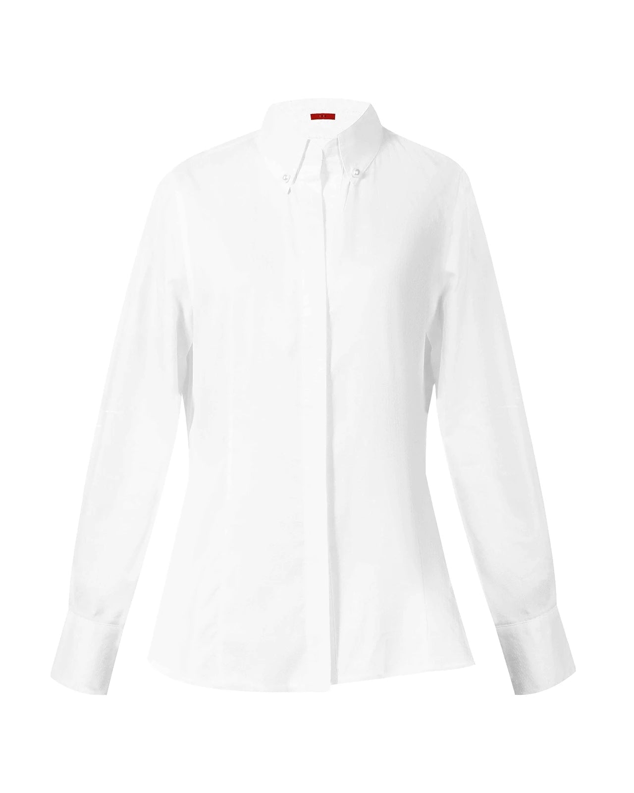 Casual Classic White Long-Sleeved Shirt