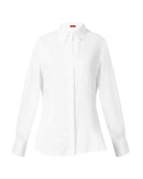 Casual Classic White Long-Sleeved Shirt