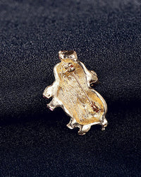 Vintage Pink Pig Brooch