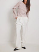 Designers' Lace-Up Long Sleeves Shirt