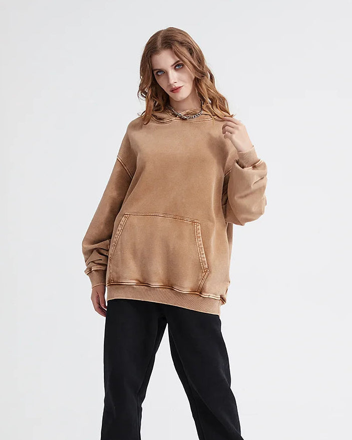 Cotton Loose Retro Thicken Hoodie