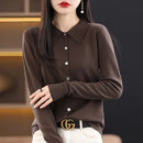 Basic Wool Shirt Cardigan