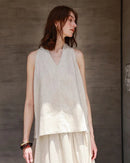 Stylish V-Neck Sleeveless Loose Camisole