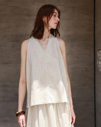 Stylish V-Neck Sleeveless Loose Camisole