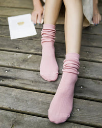 Soft Knit Casual Mid-Calf Socks