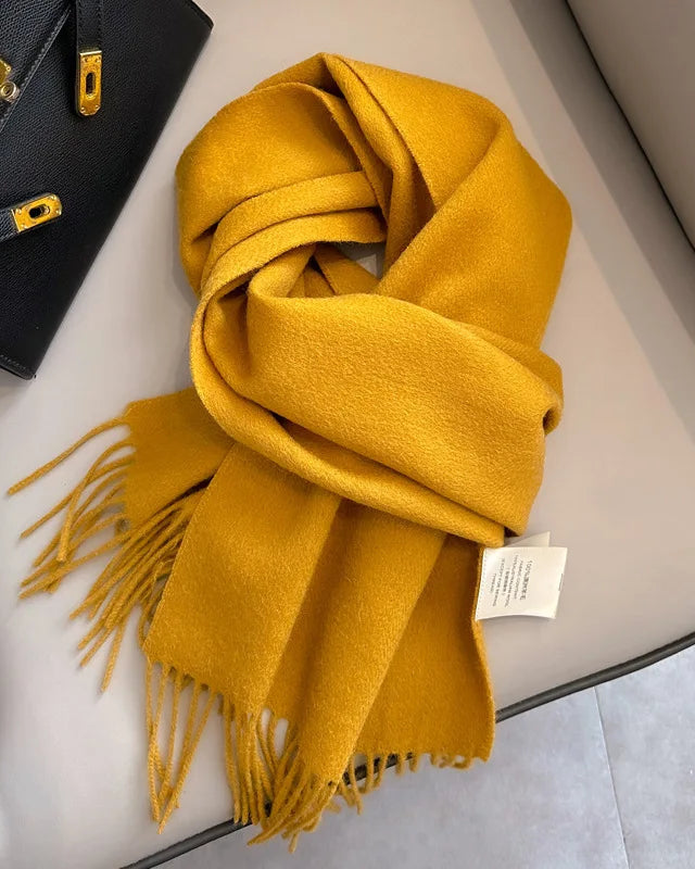 Fringed Wool Scarf