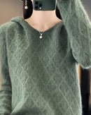 Mink Cashmere Hooded Sweater