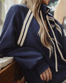 Relaxed Half Zip Pullover