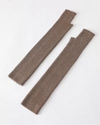 Wool Blend Knit Long Arm Warmers